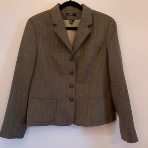 Chaps Brown/tan Blazer size 14!